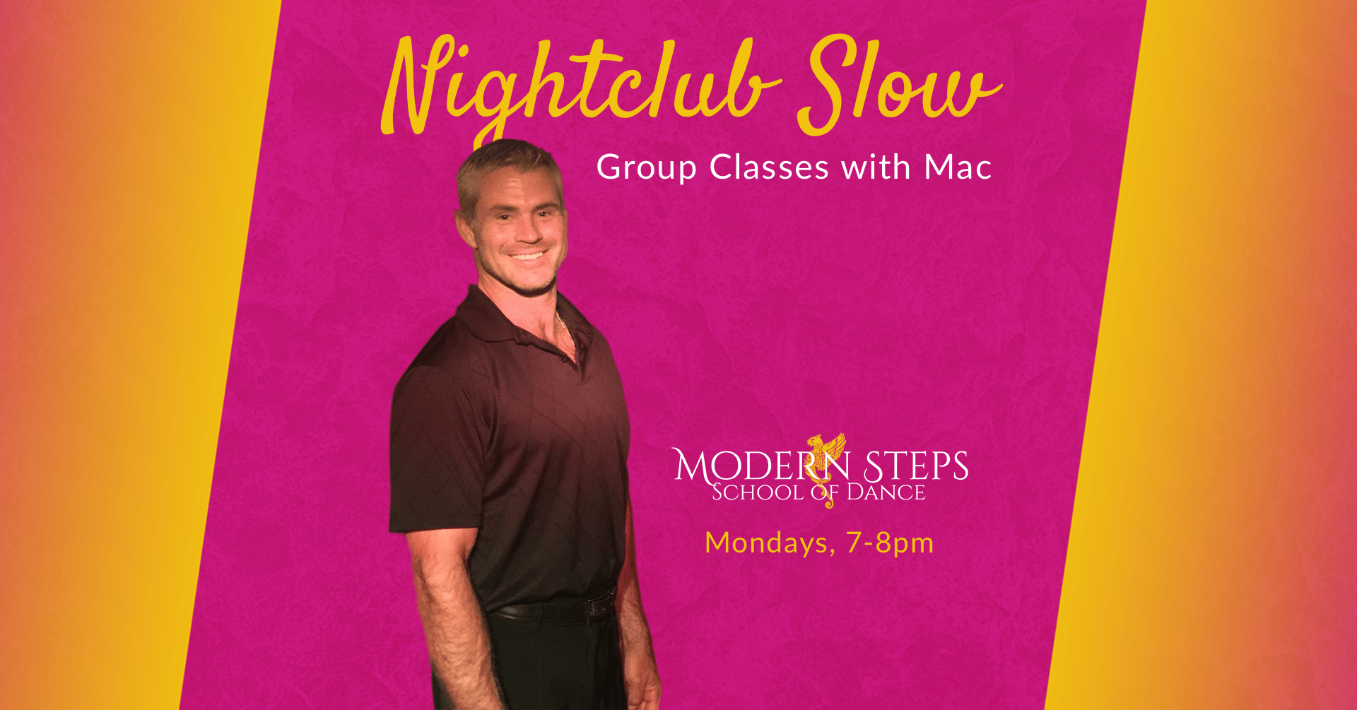 Nightclub Slow group dance classes with Mac at Modern Steps Dance Studio in Naples Florida
