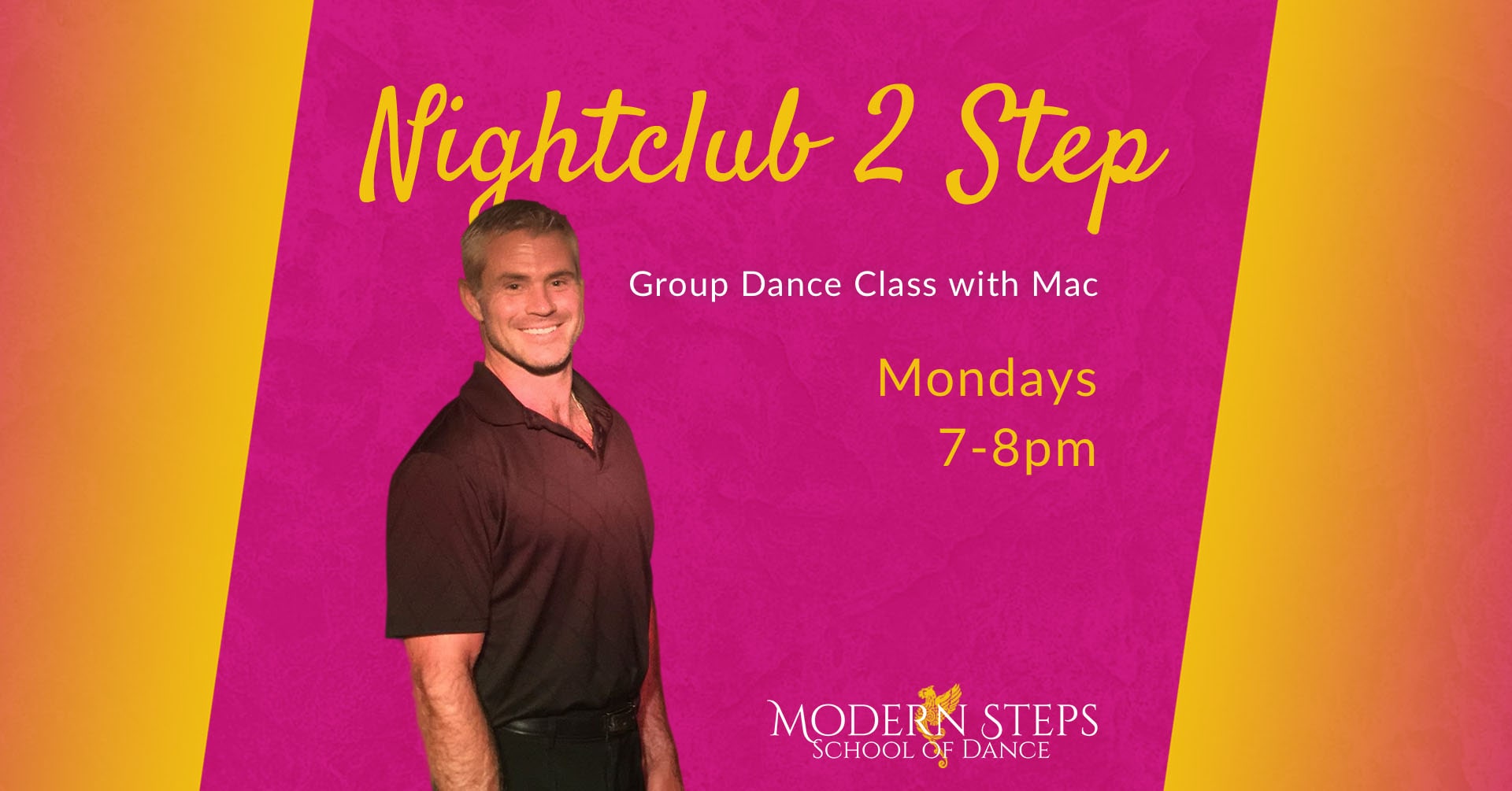 Nightclub Slow 2-Step group dance classes with Mac at Modern Steps Dance Studio in Naples Florida